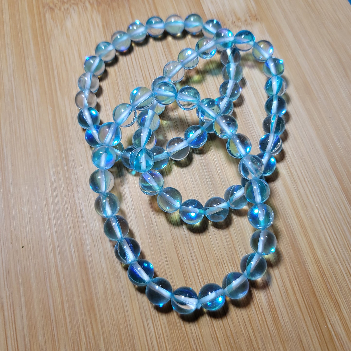 Aqua Aura Quartz Bracelet