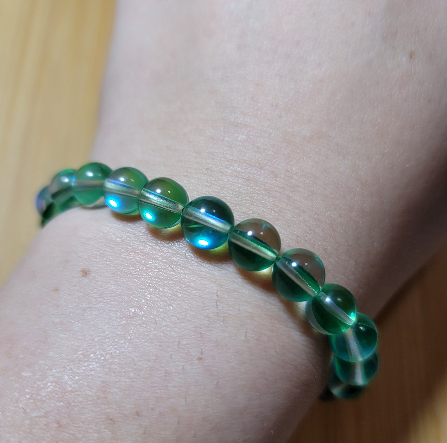 Green Aura Quartz Bracelet