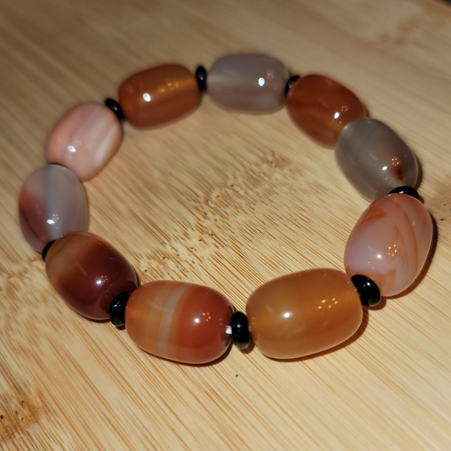 Chunky Carnelian Bracelet