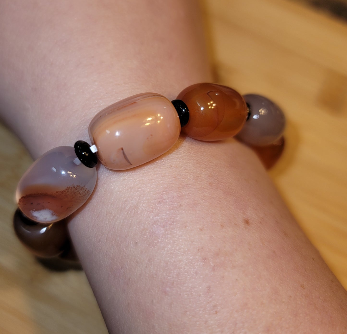 Chunky Carnelian Bracelet