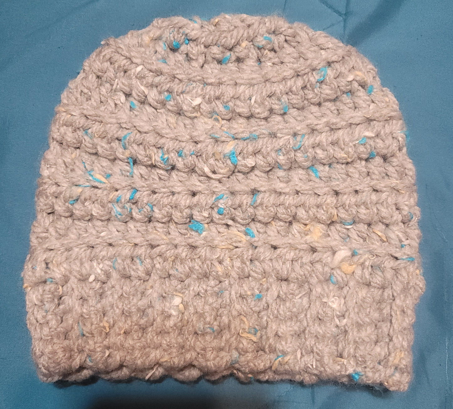 Child Green Bay Beanie- Light Gray Tweed