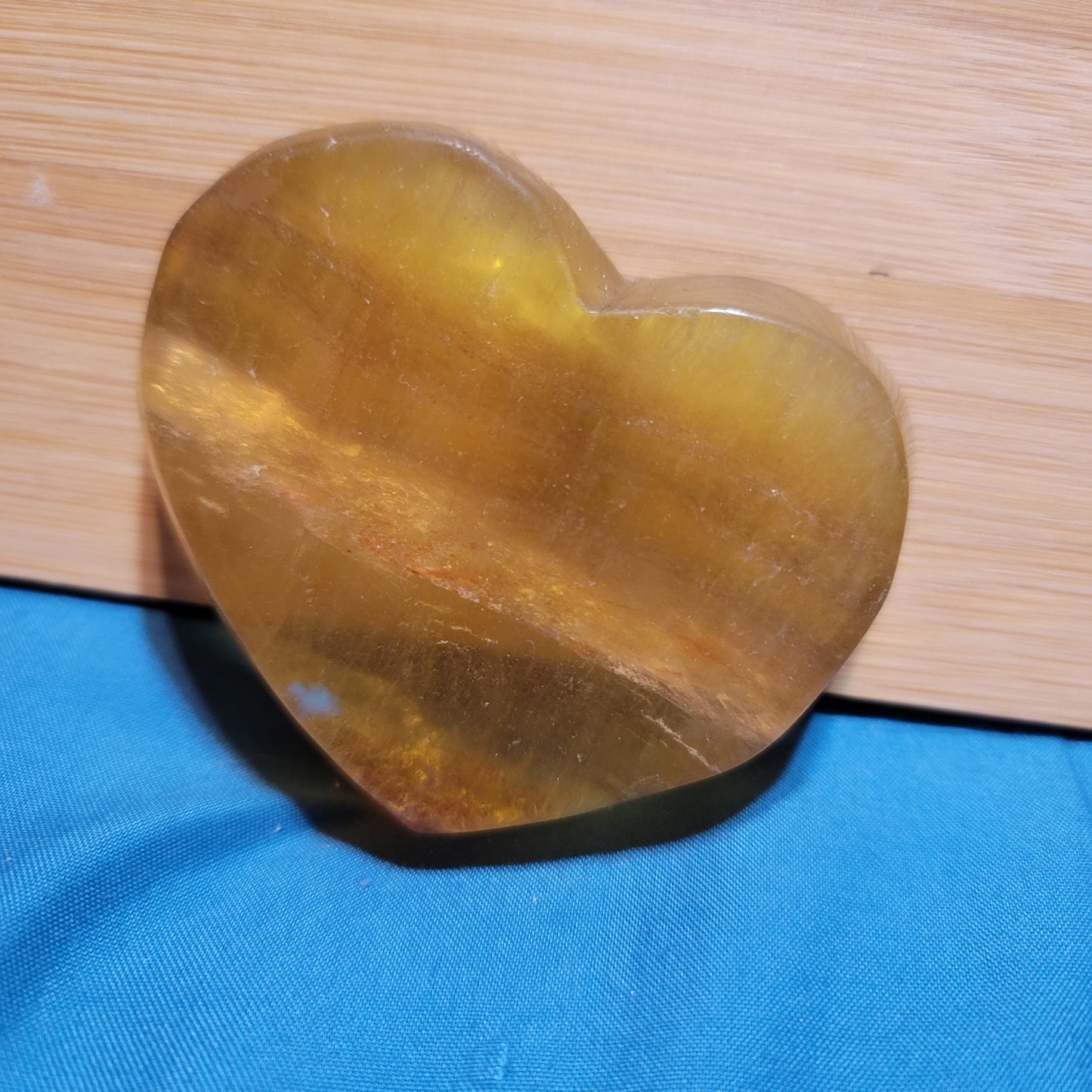 Yellow Heart Bowl - small chip
