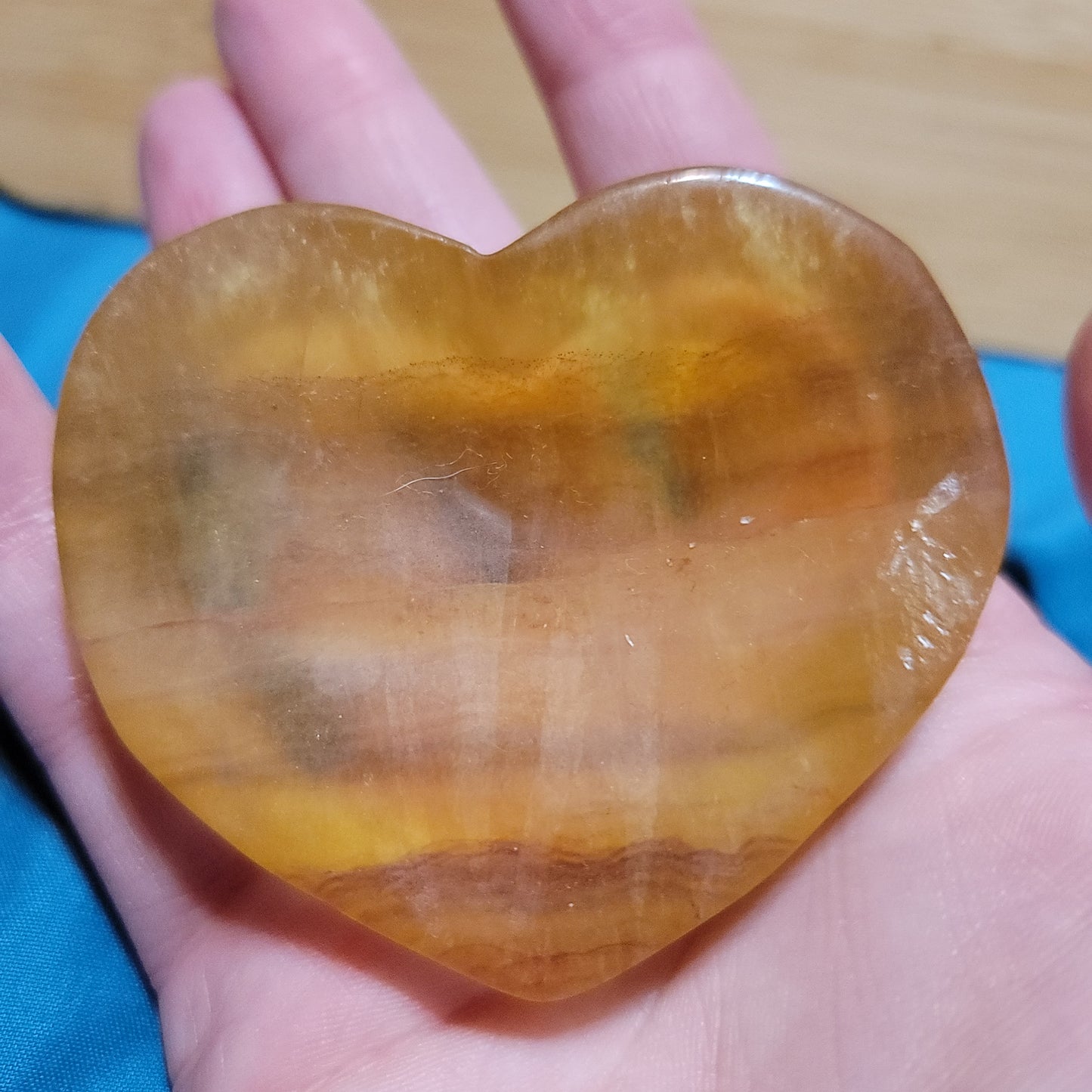 Yellow Heart Bowl - small chip