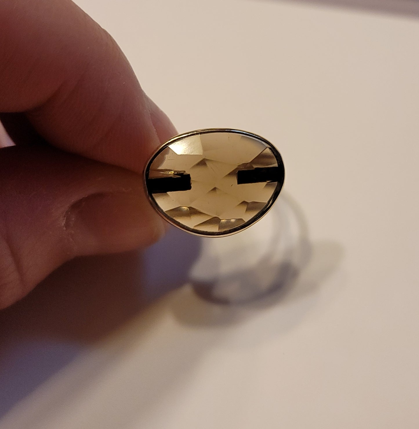Smoky Quarts size 7.5 Ring