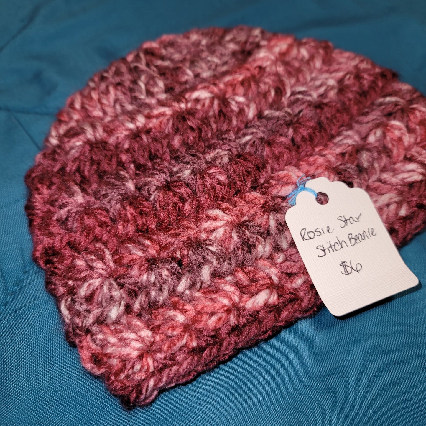 Baby Rosie Star Stitch Beanie 6-12 Months