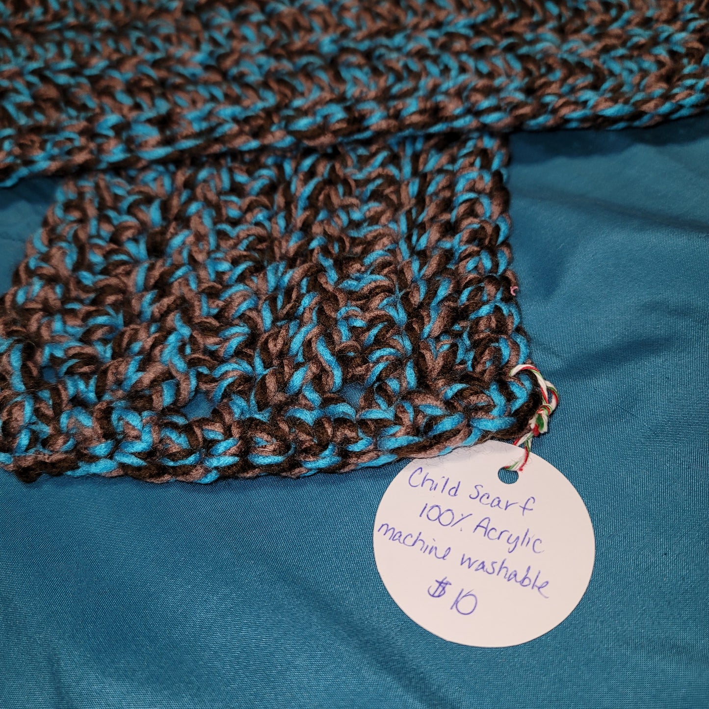 Blue & Brown Child' Scarf