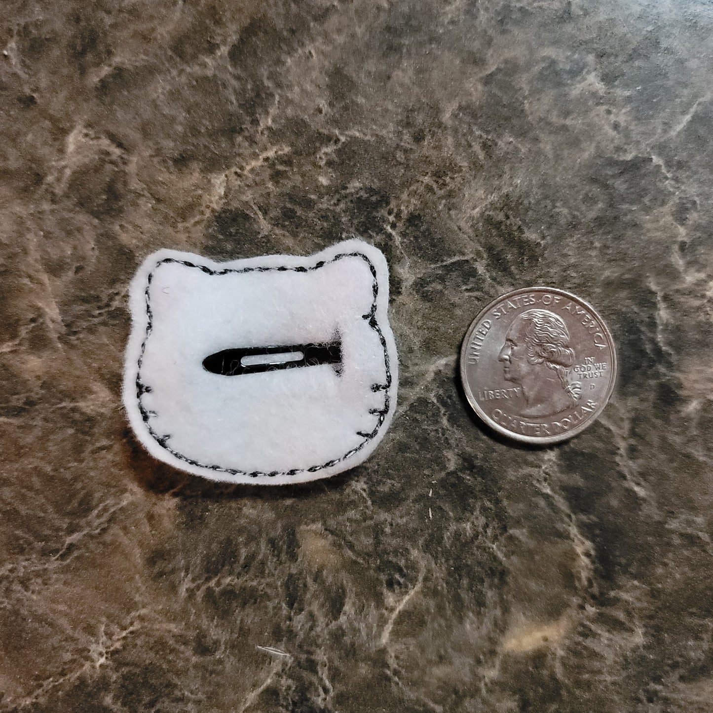 Kitty Feltie Snap Clip