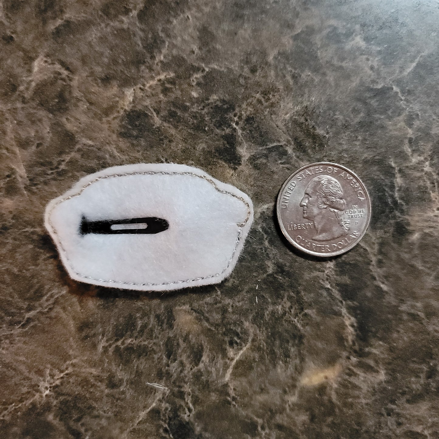 Blueberry Pie Feltie Snap Clip