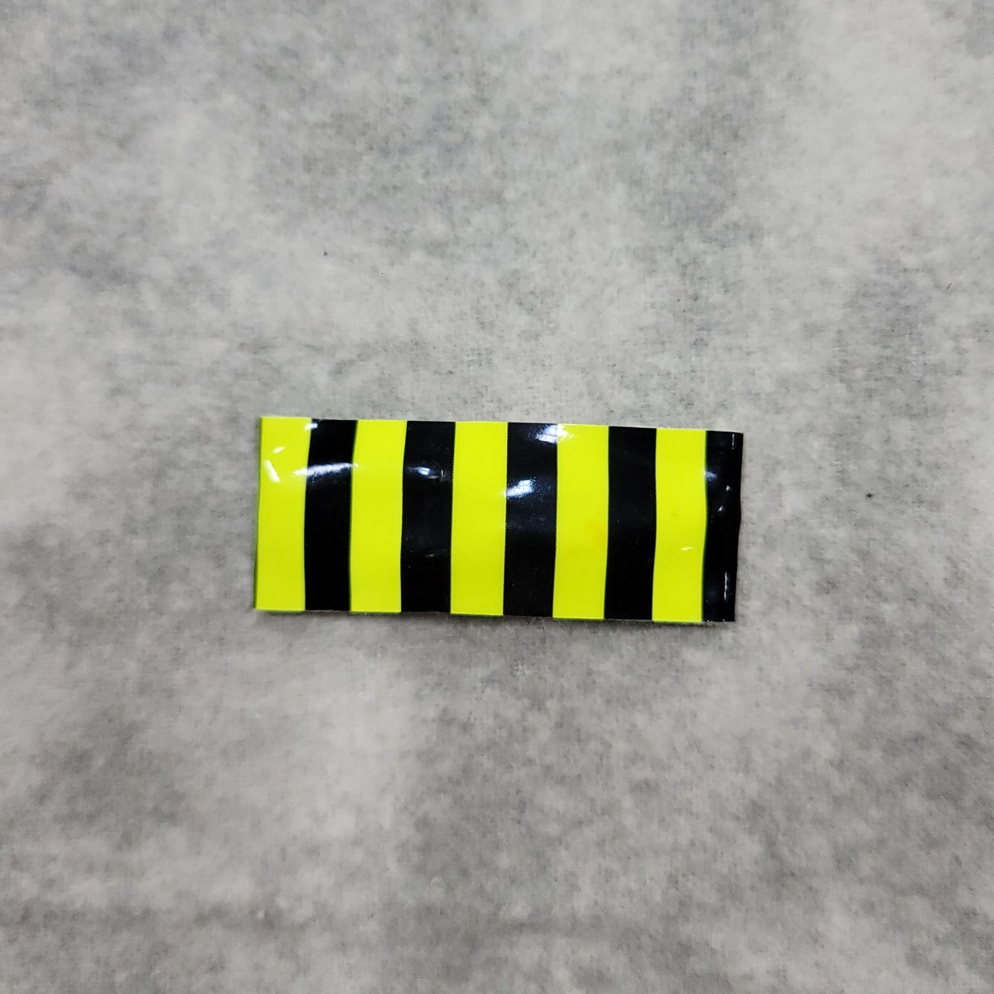 Yellow & Black Stripe Snap Clip