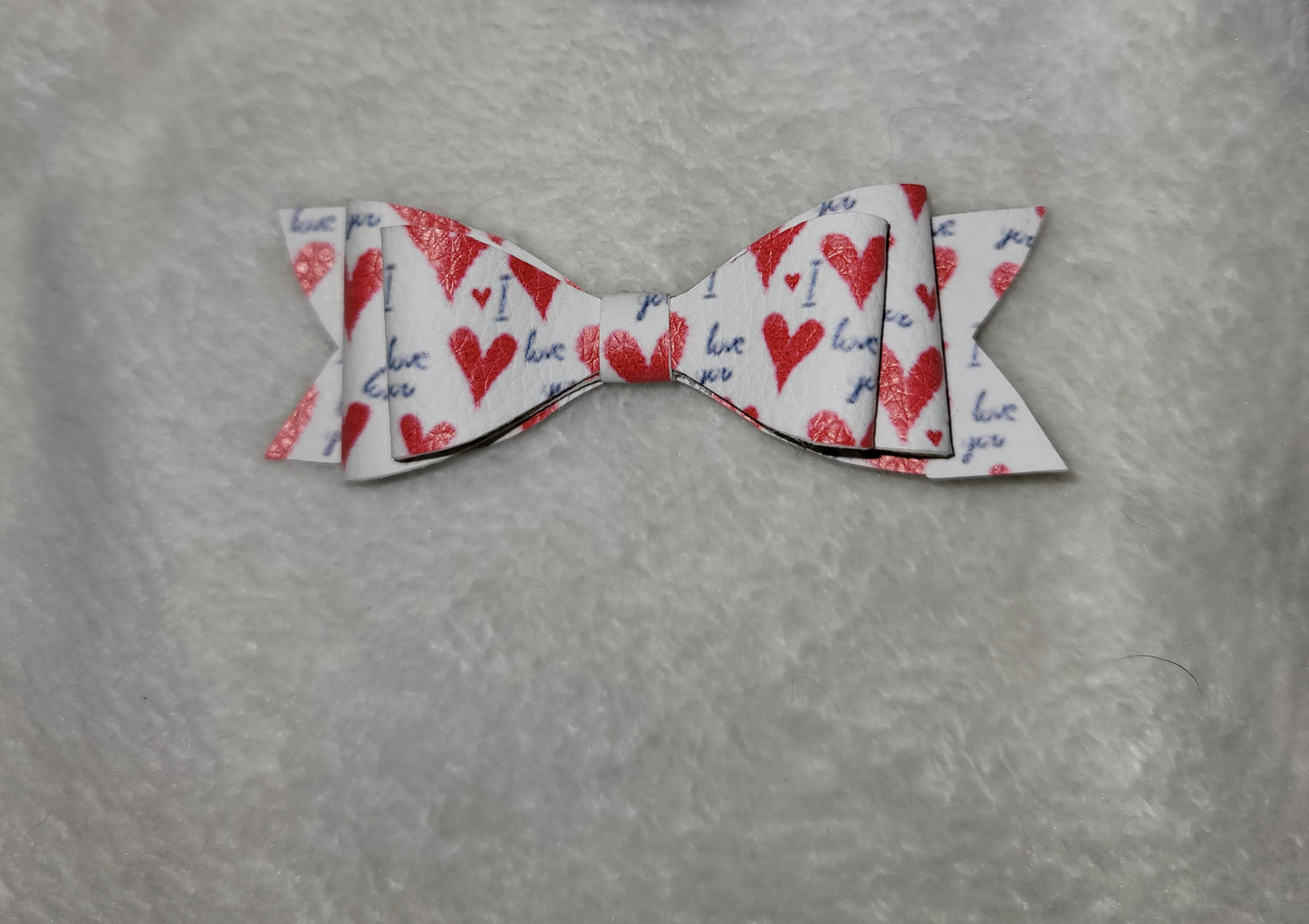 Love Hearts Small Double Stack Bow