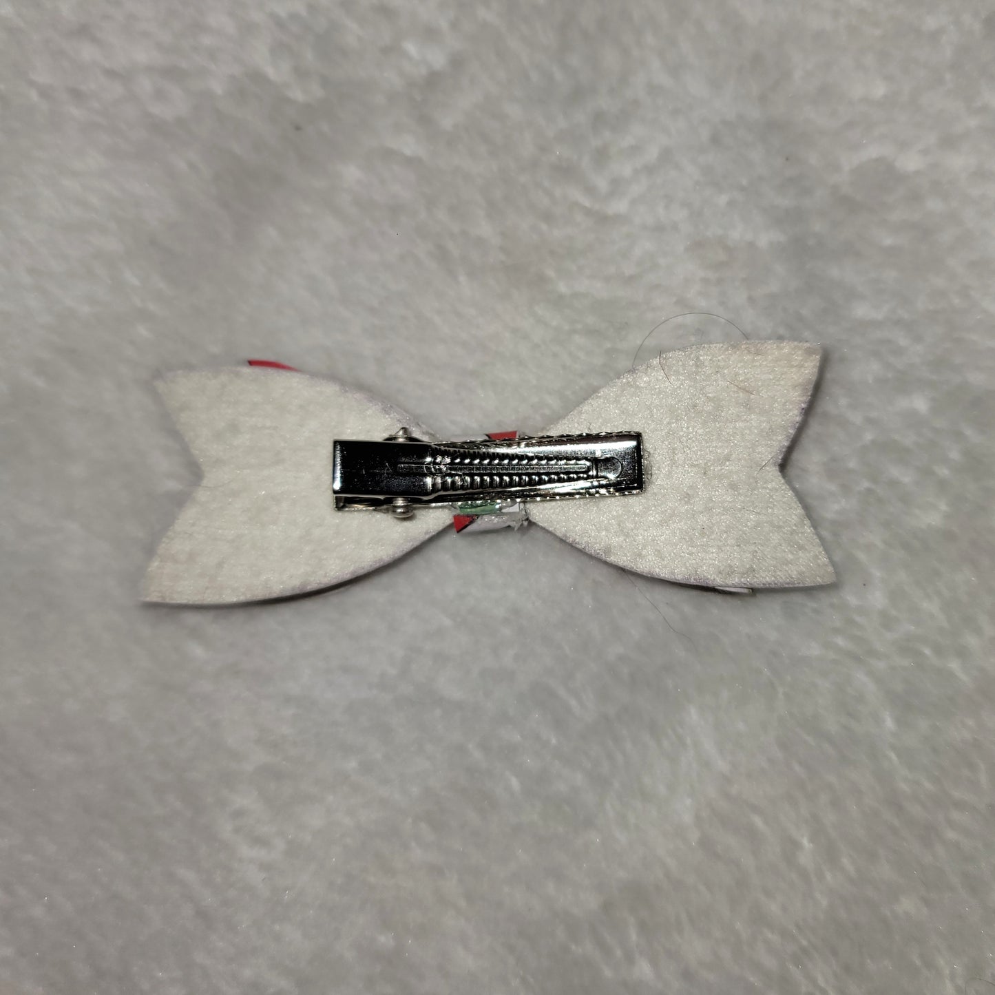 Mexico Flag Faux Leather Bow