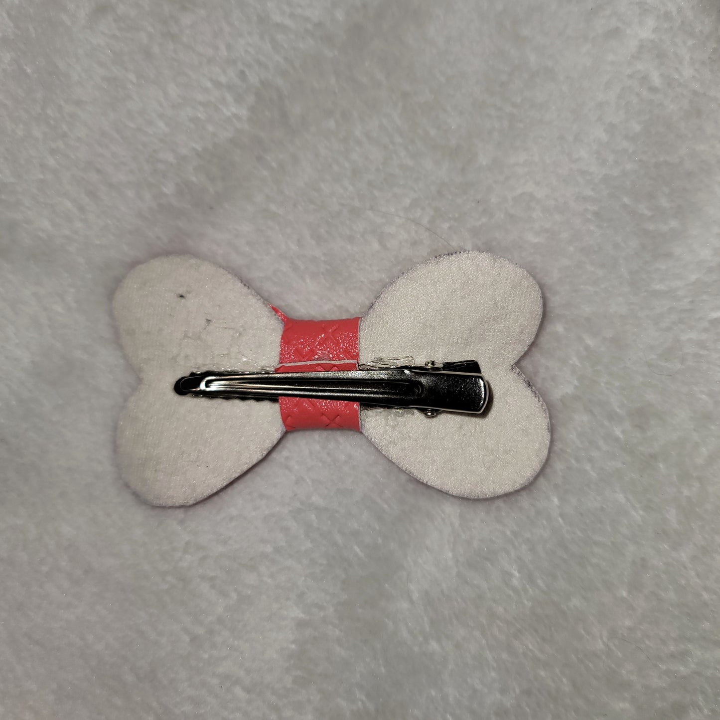 Coral Heart Style Bow