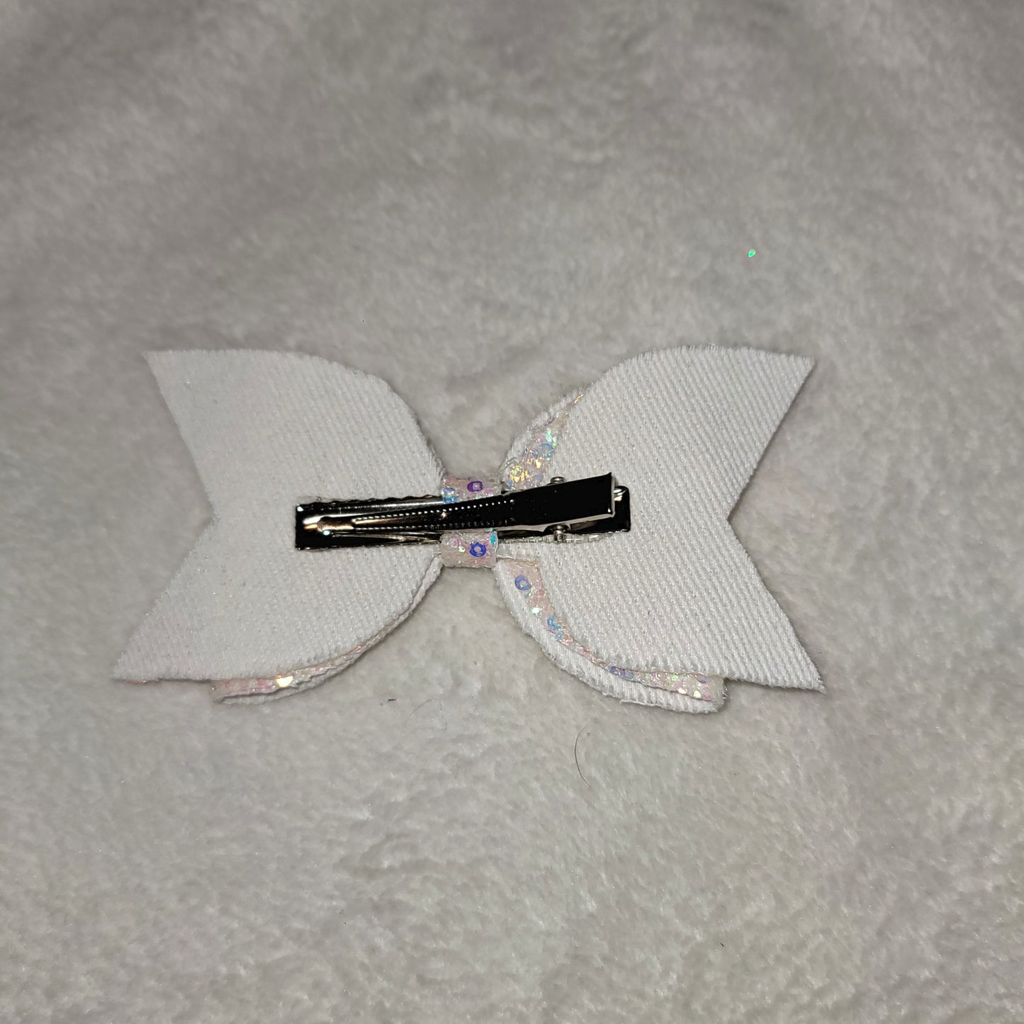 Irridescent Glitter Bow
