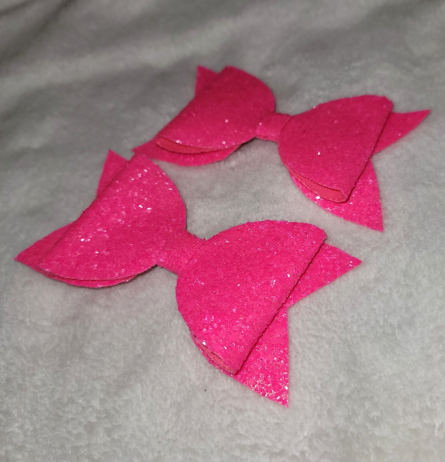 Hot Pink Glitter Bow