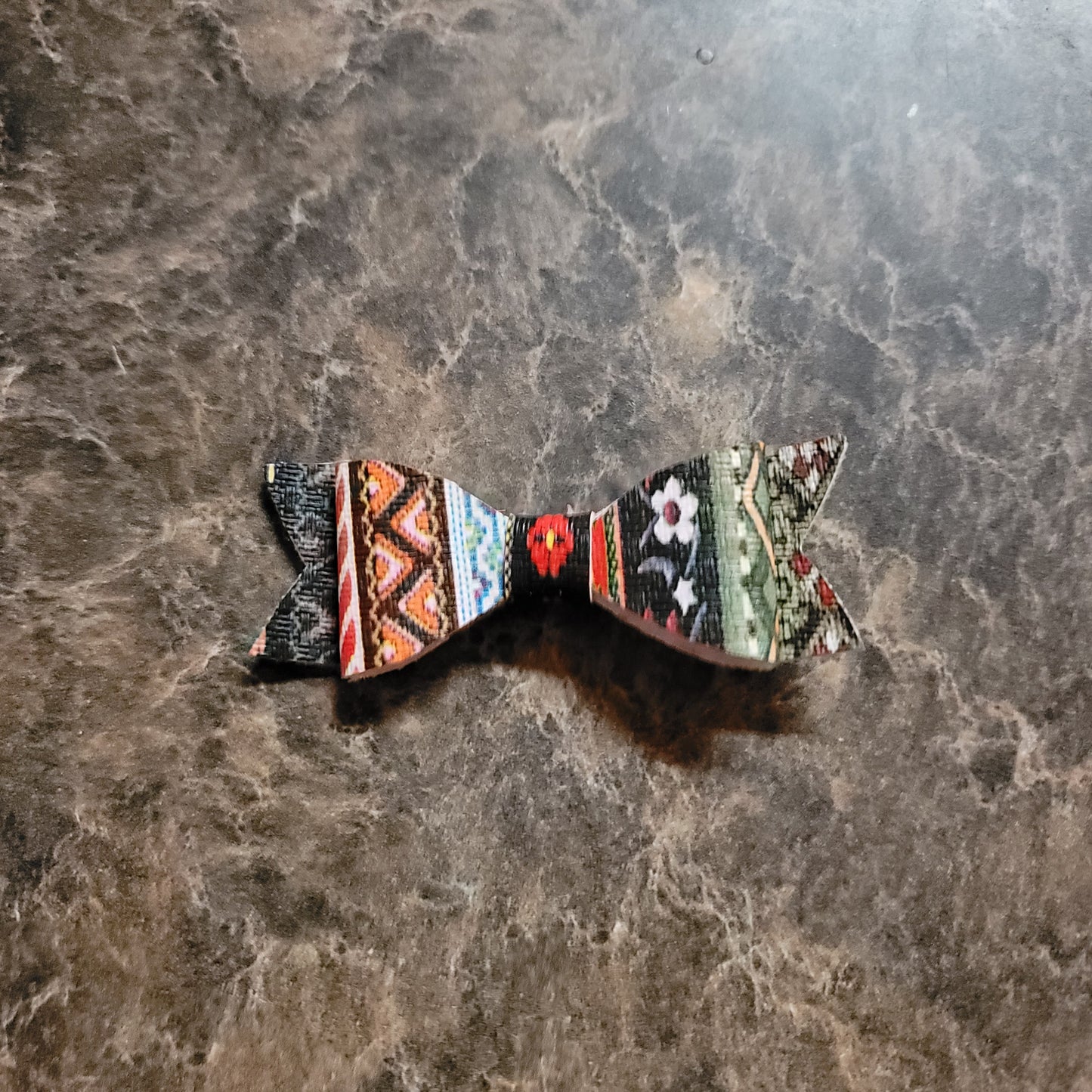 Scandanavian Print Mini Bow