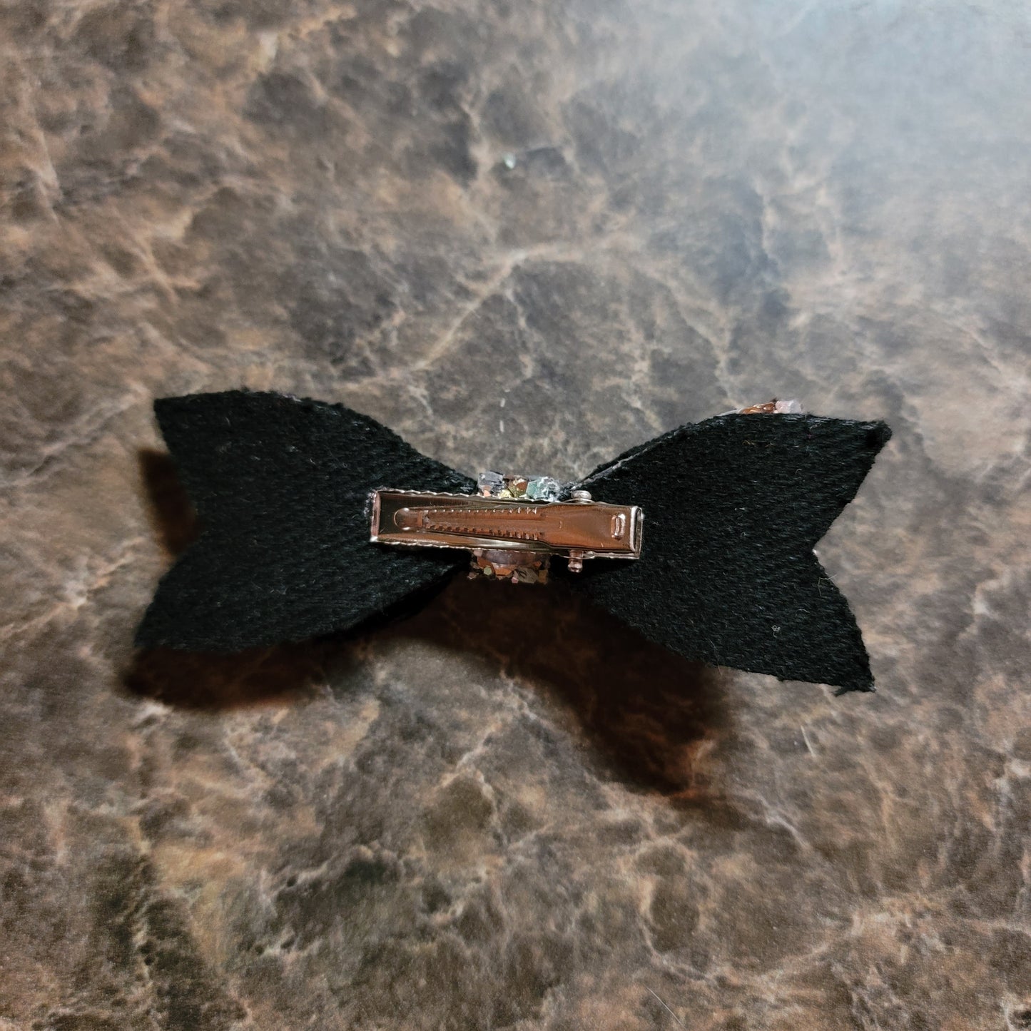 Gold & Silver Chunky Glitter Bow