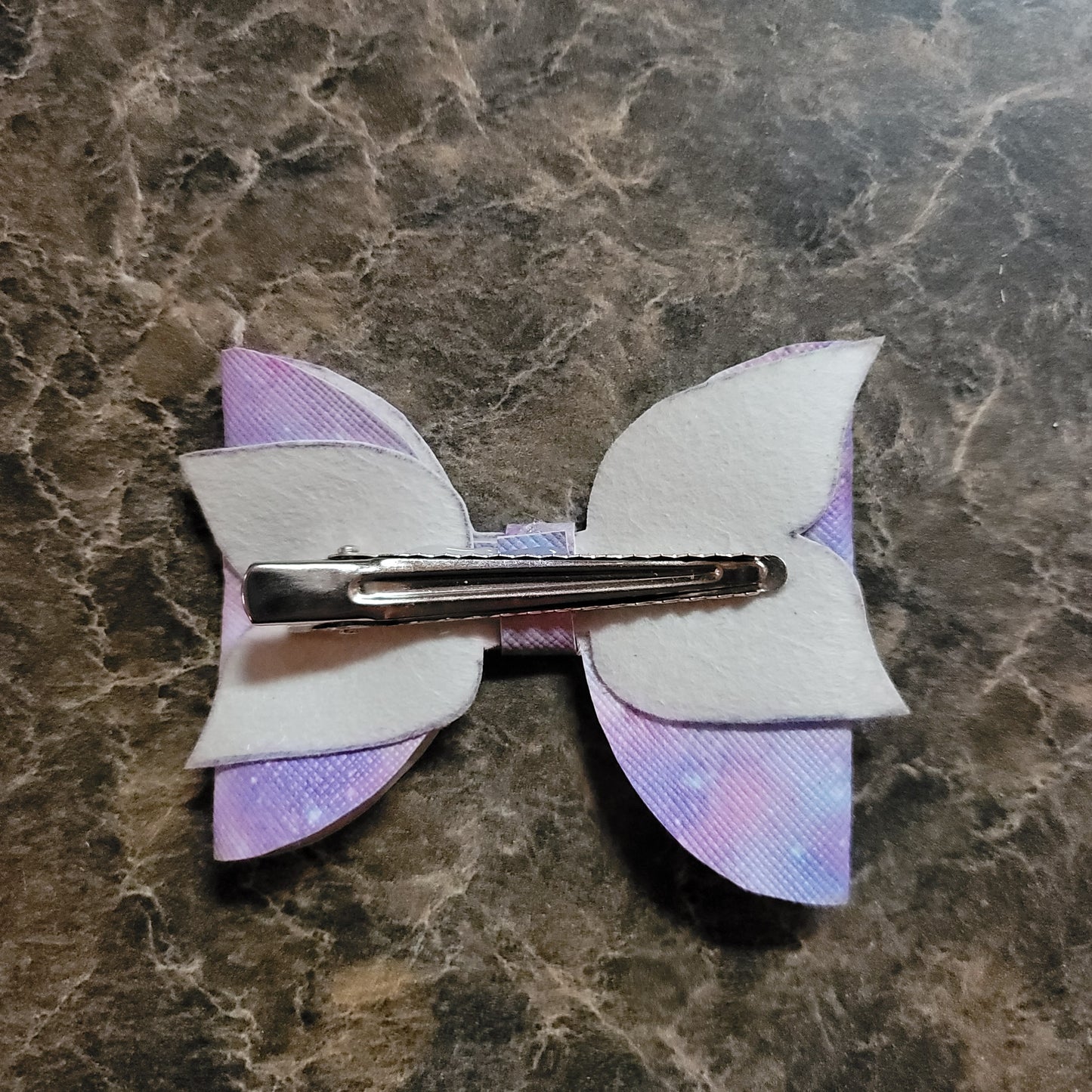 Tie Dye Galaxy Bow