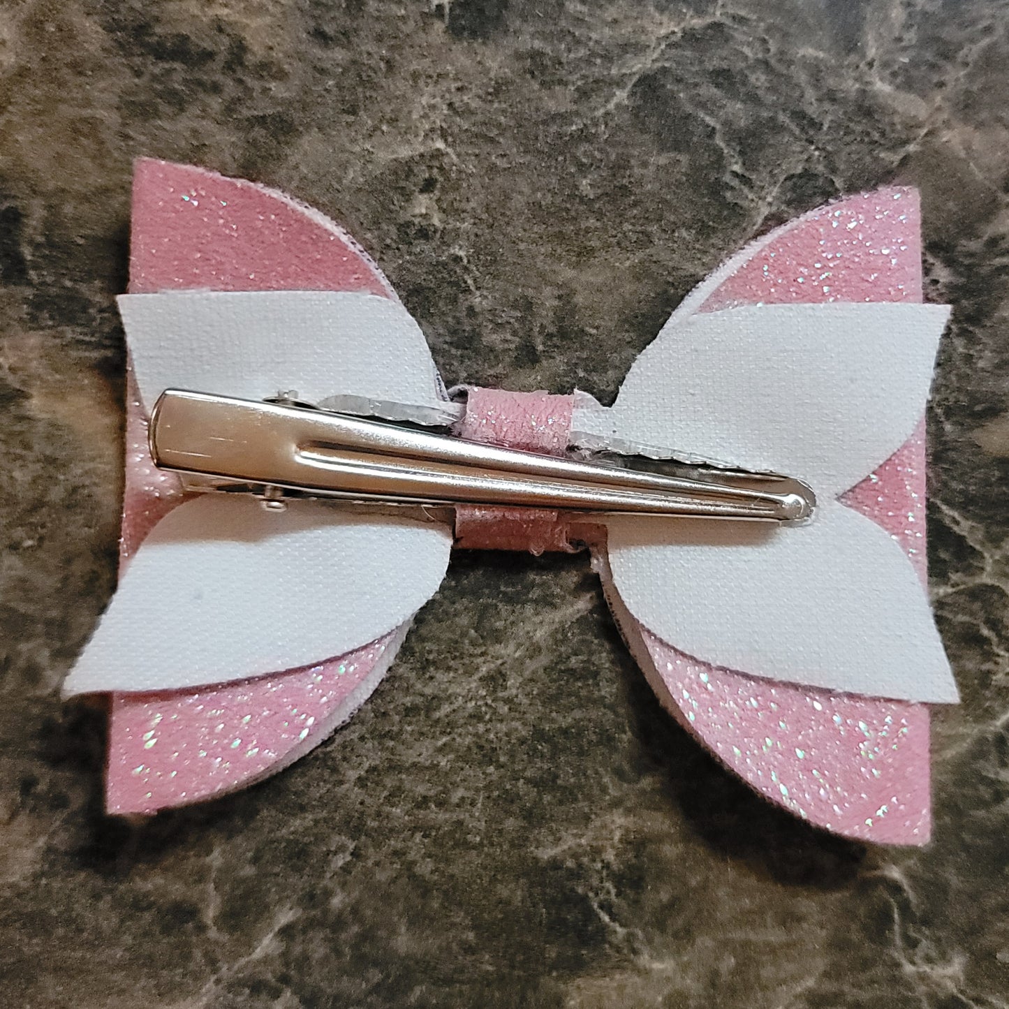 Pink Glitter Bow