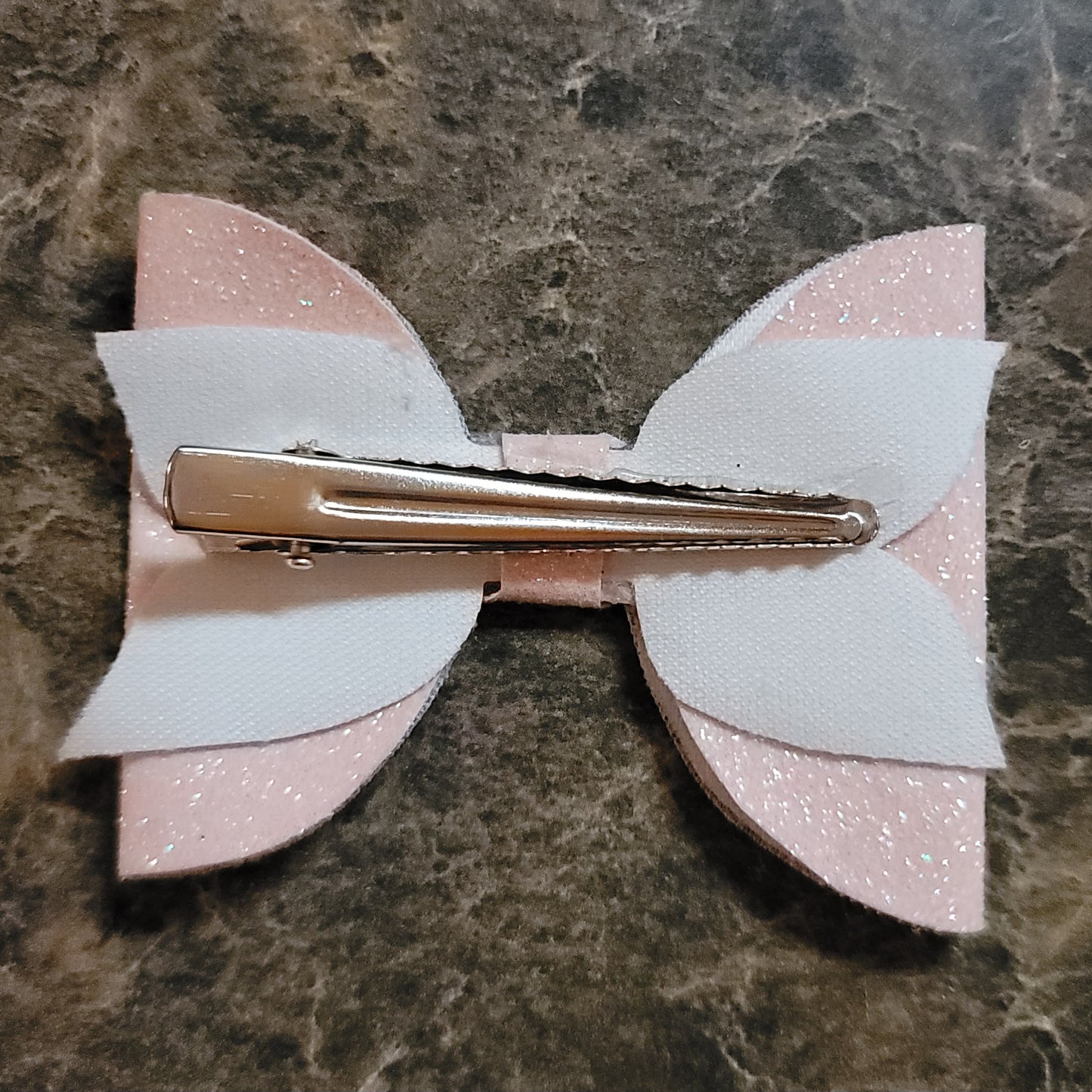 Light Pink Glitter Bow