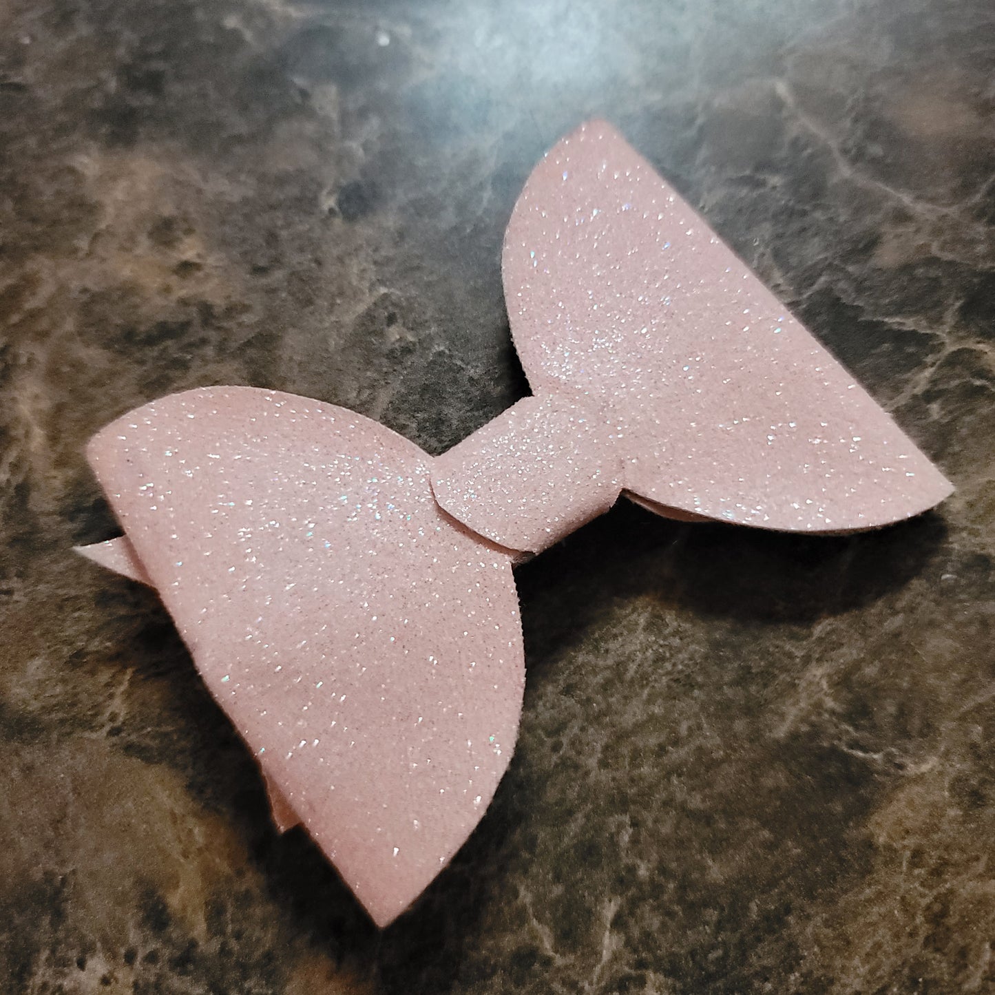 Pink Glitter Bow