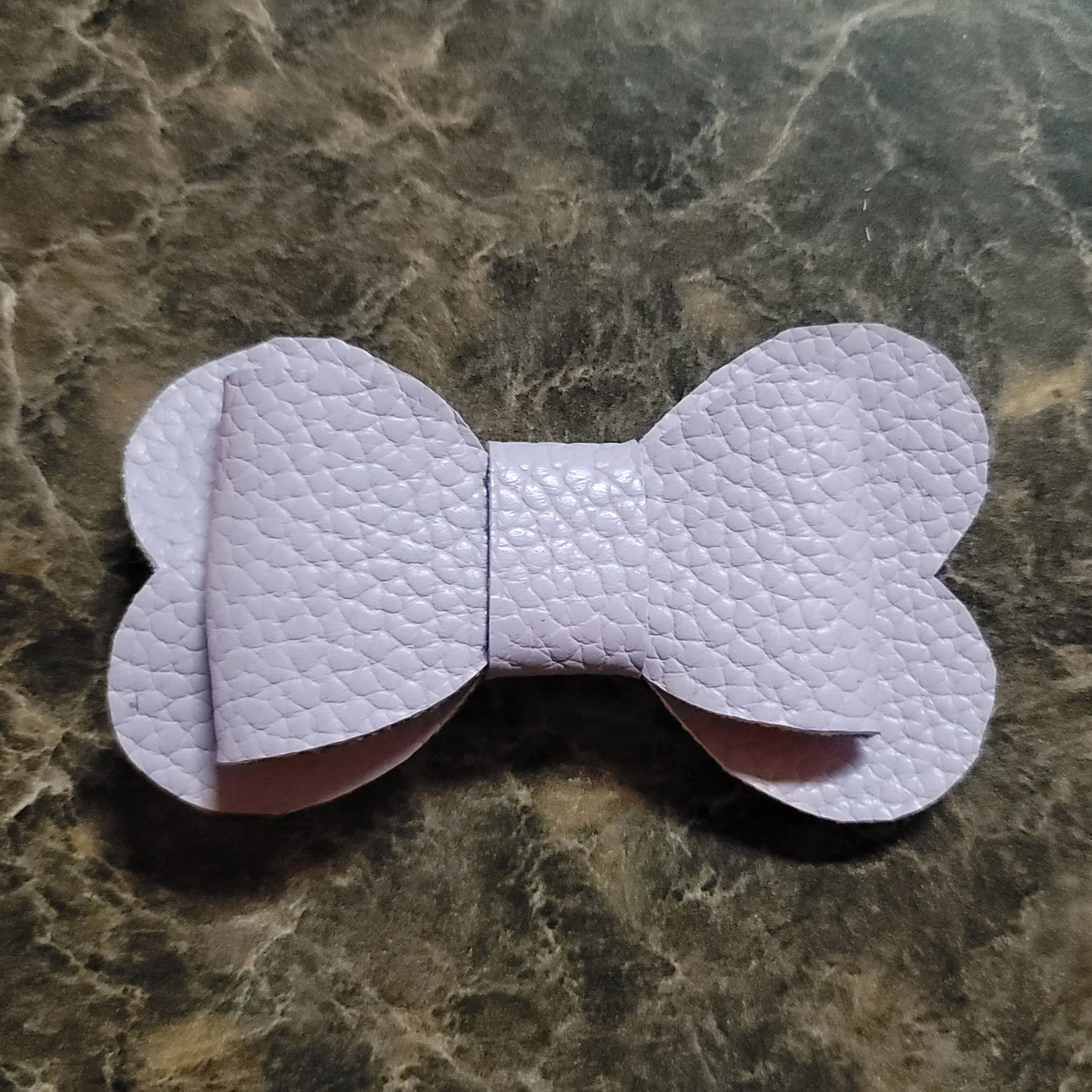 Pastel Purple Heart Bow