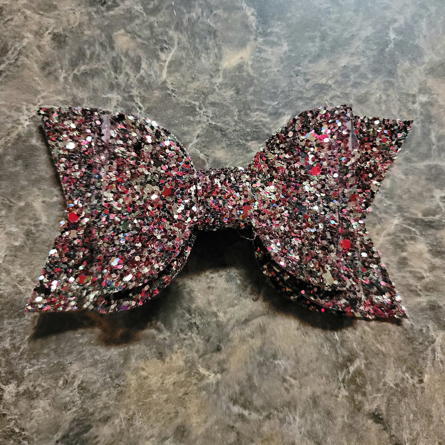Watermelon Glitter Bow