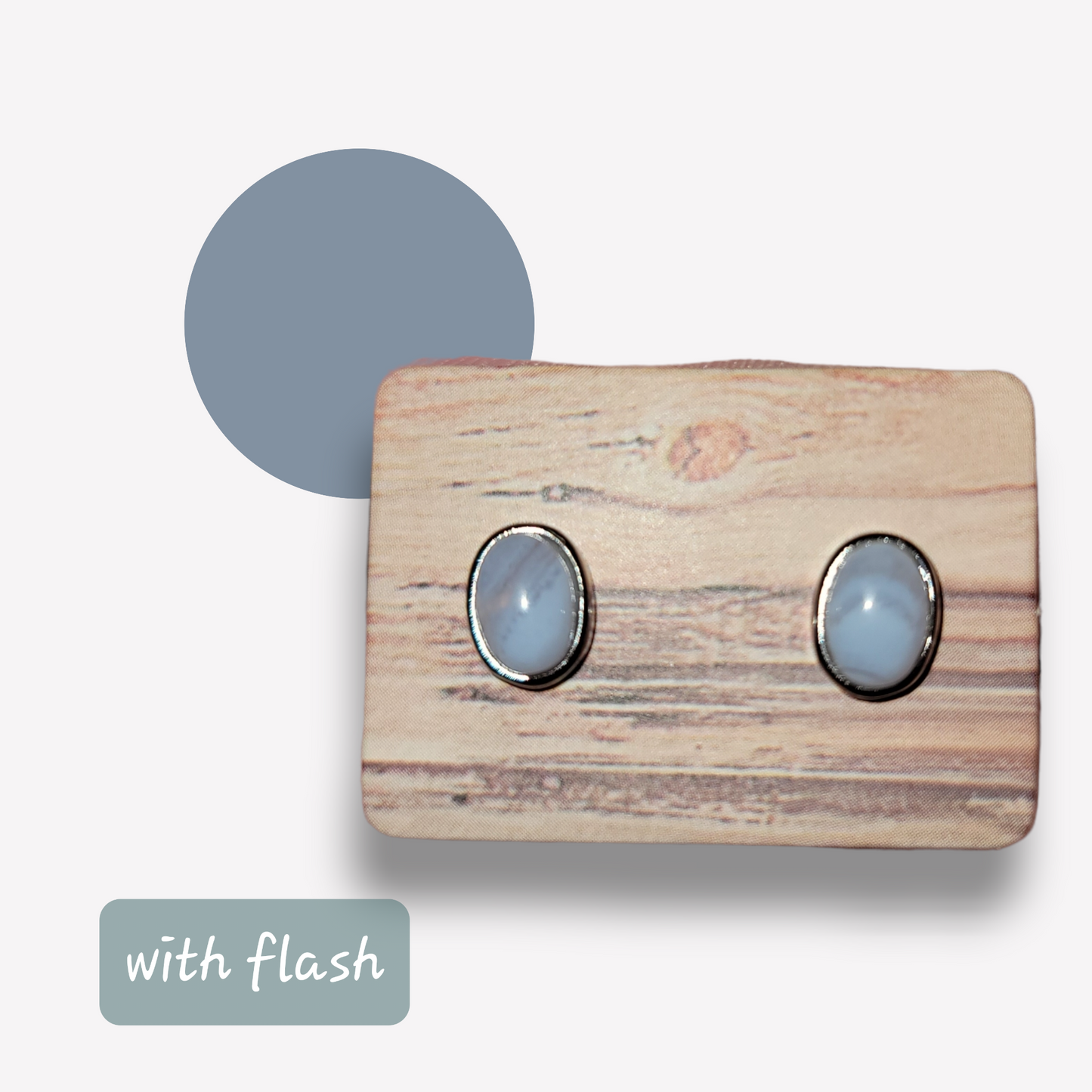 Blue Lace Agate Earrings