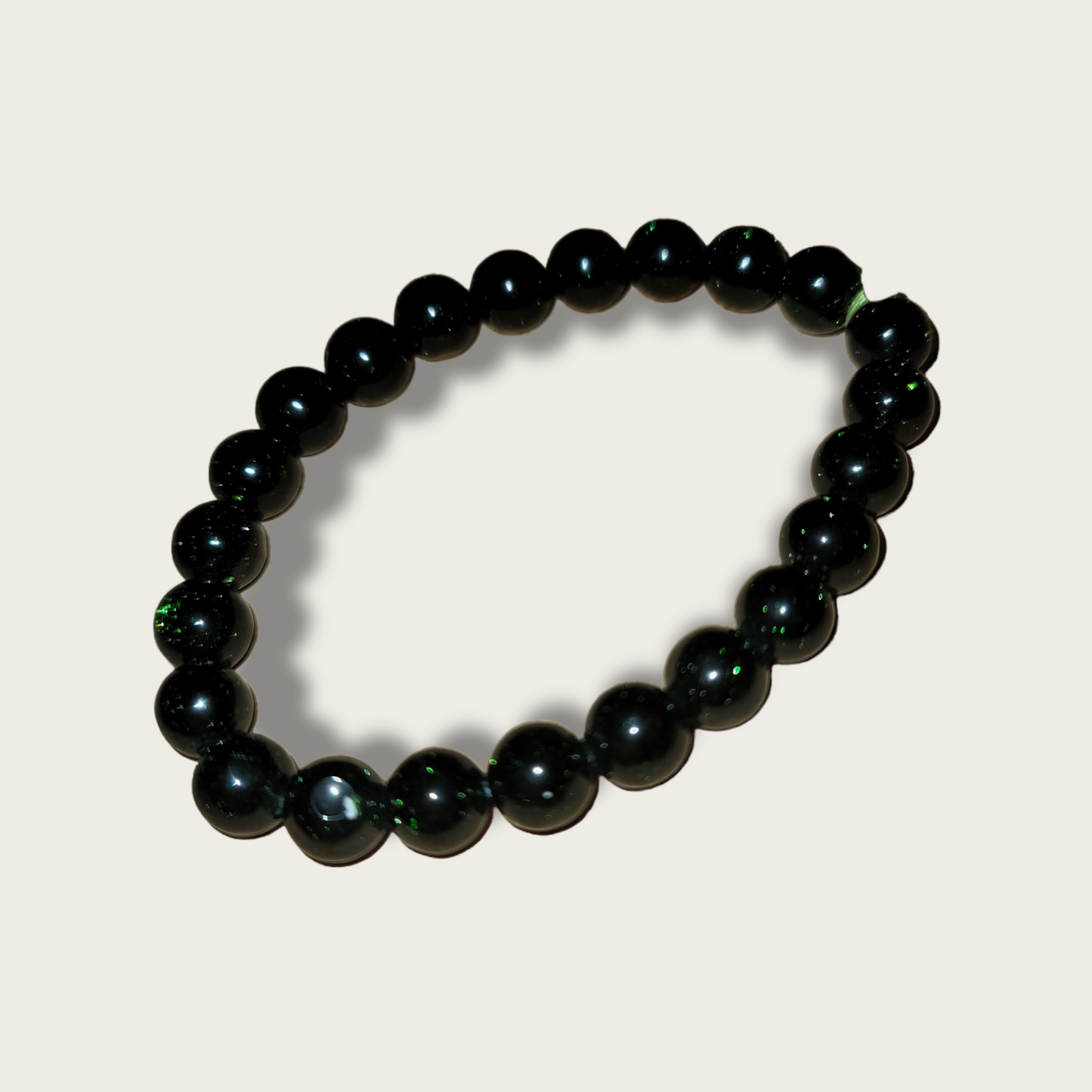 Green Goldstone Bracelet