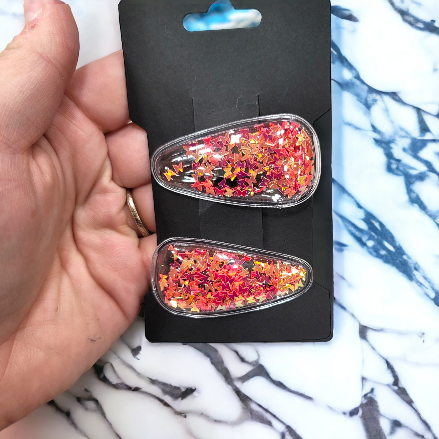 Dark Orange Butterfly Set