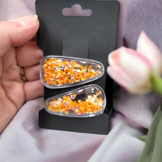 Light Orange Triangles Set