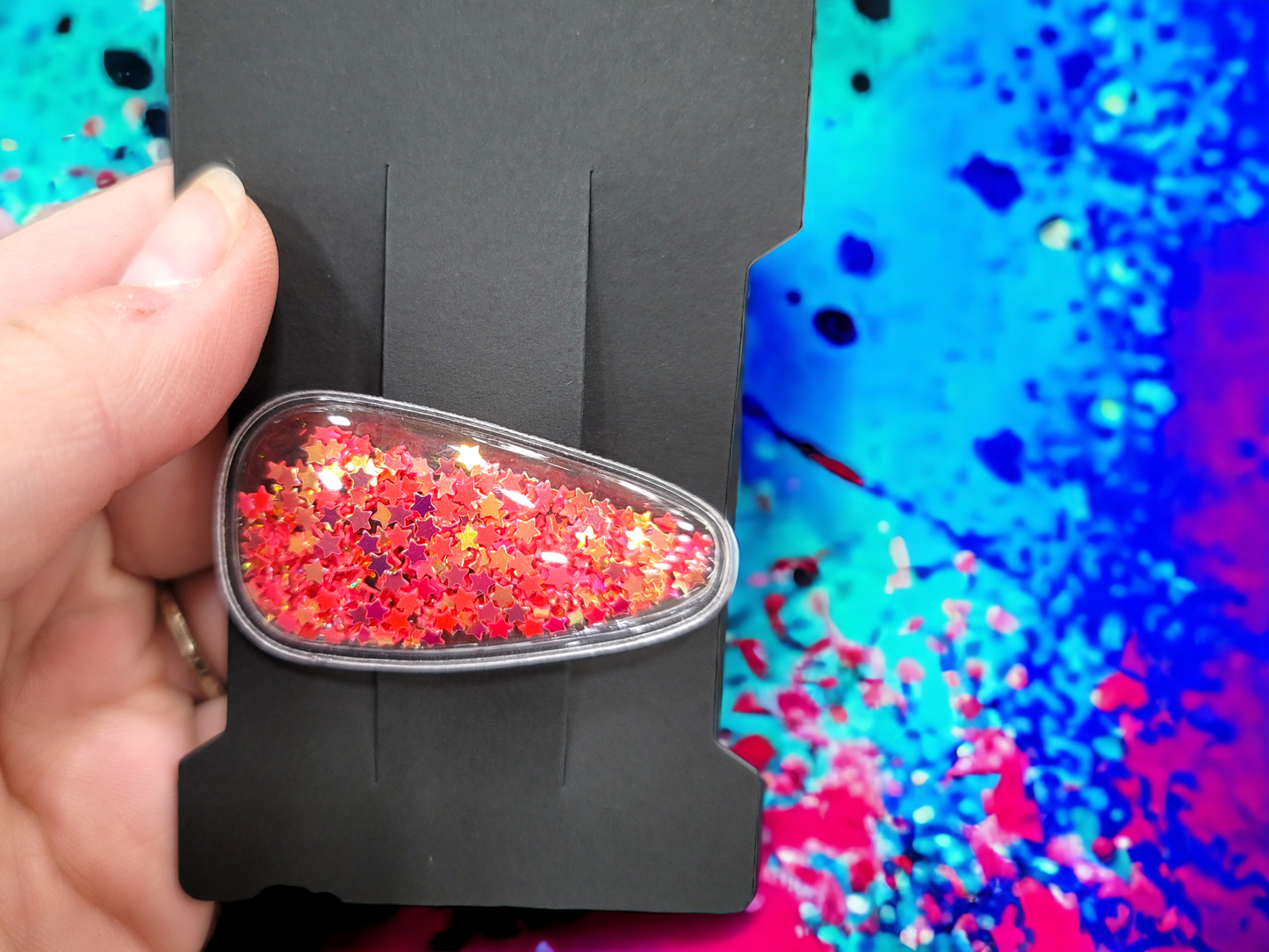 Dark Orange Stars Single