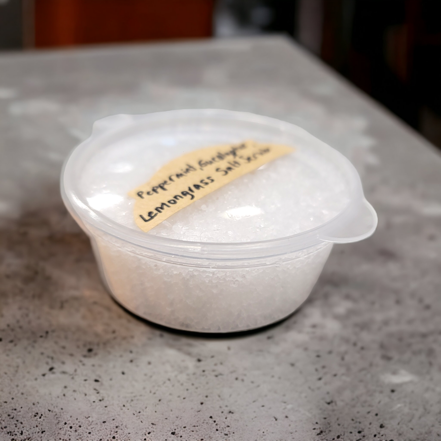 Minty Citrus Salt Scrub