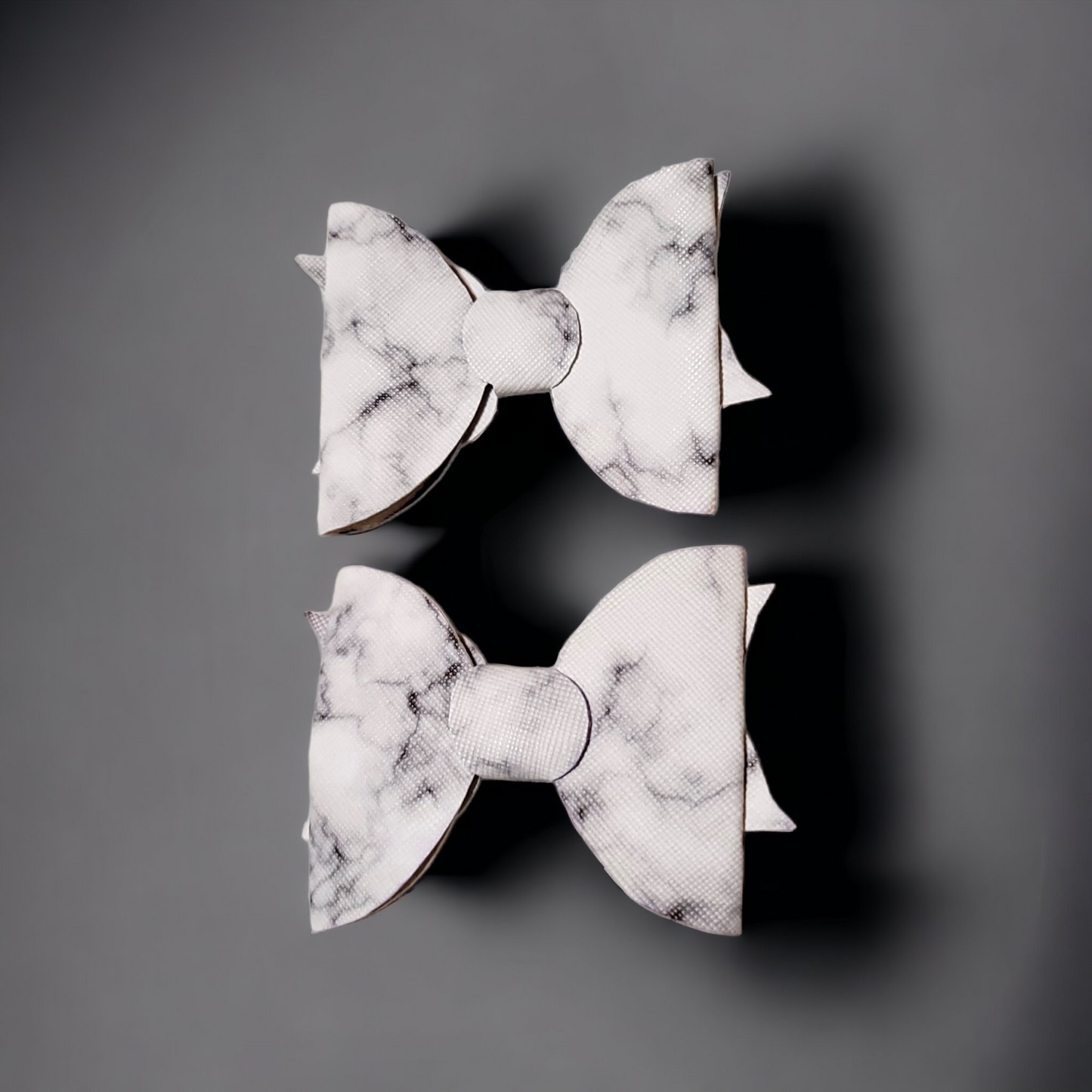 White Marble Bow