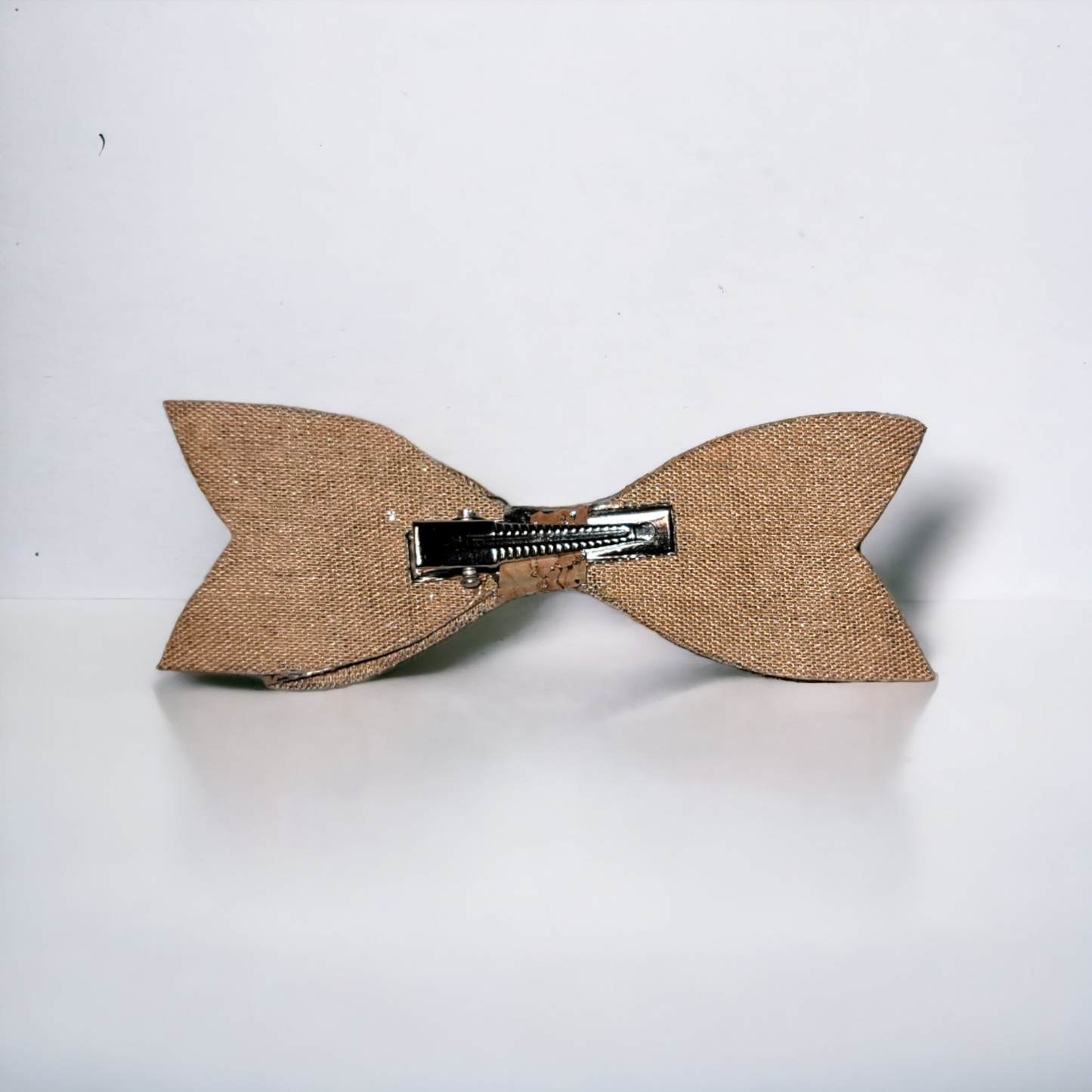 Cork & Silver Splatter Bow