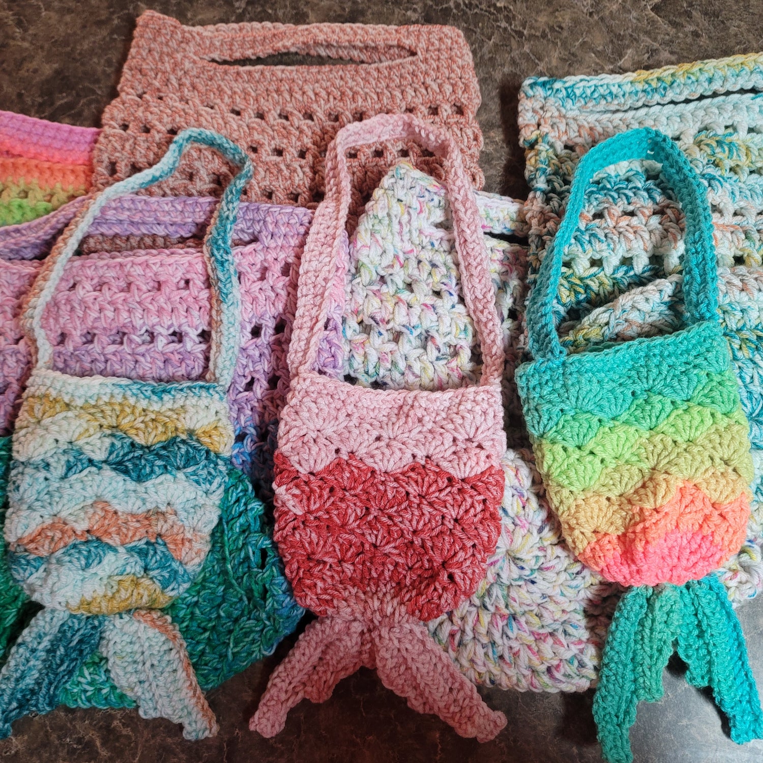 Crochet bags