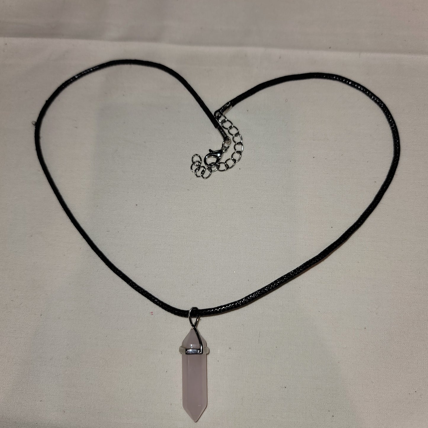 Rose Quartz Double Point Pendant