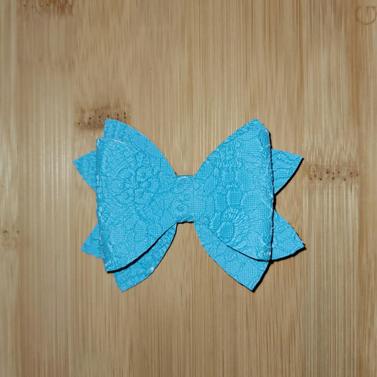 Light Blue Lace Olivia Bow