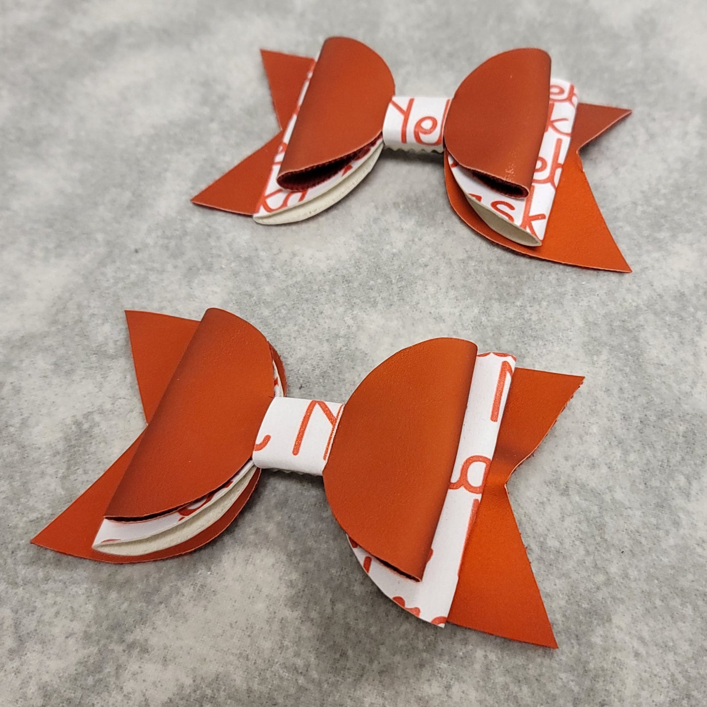 Red & Nebraska Large Bow