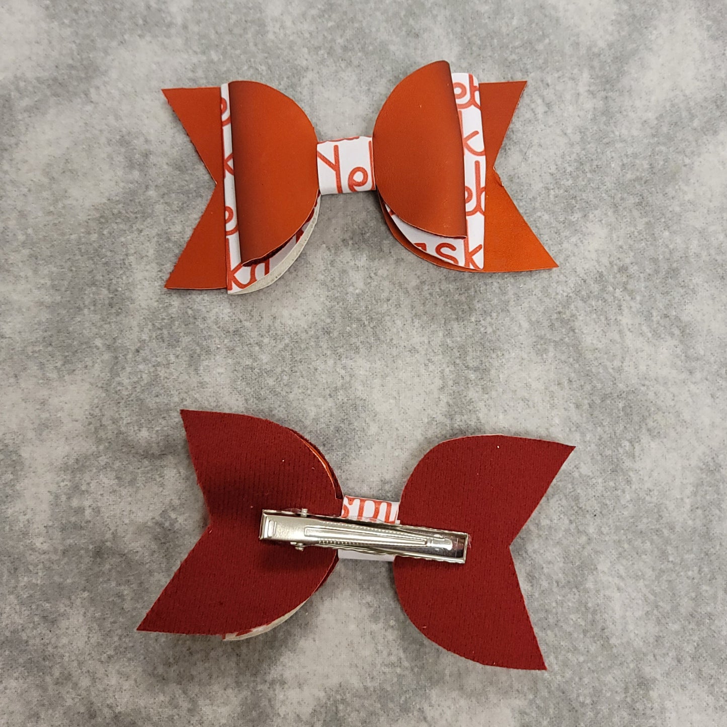 Red & Nebraska Large Bow