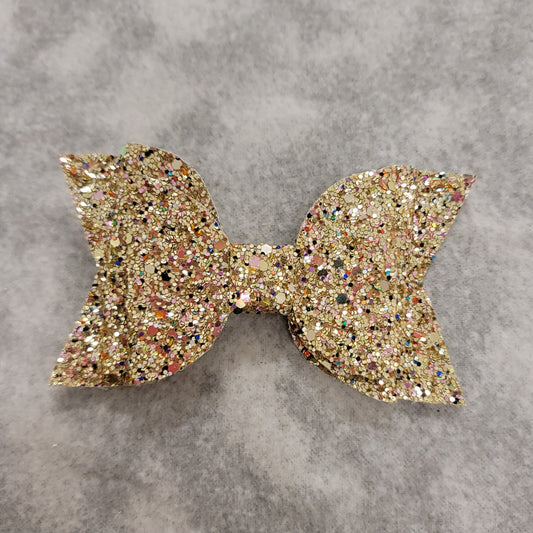 Buried Treasure Gold Large Bow