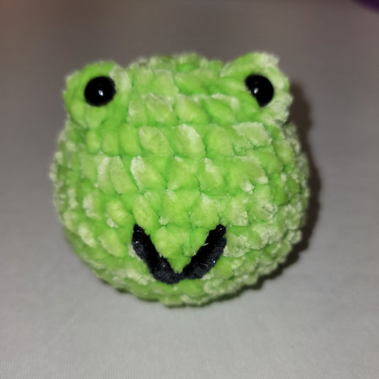 Velour Frog Stress Ball