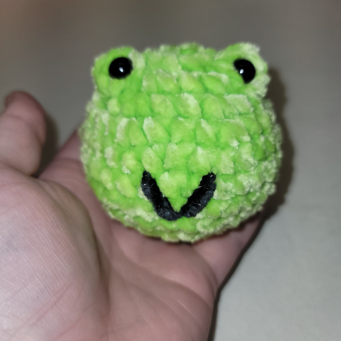 Velour Frog Stress Ball