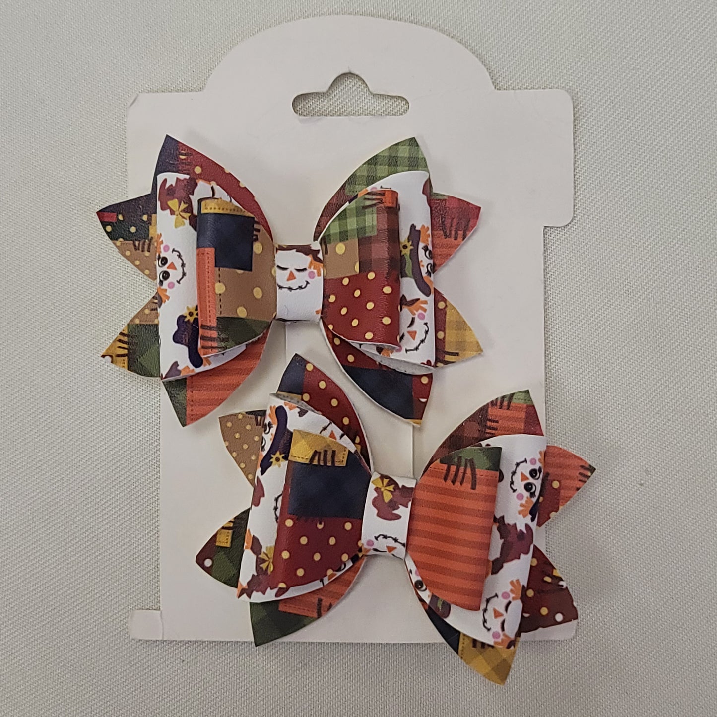Scarecrow Print Lou Lou Bow Set