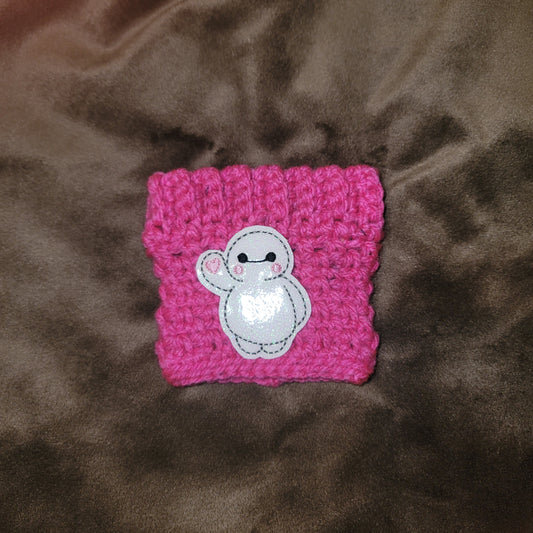 Pink Cup Cozy w/ Baymax