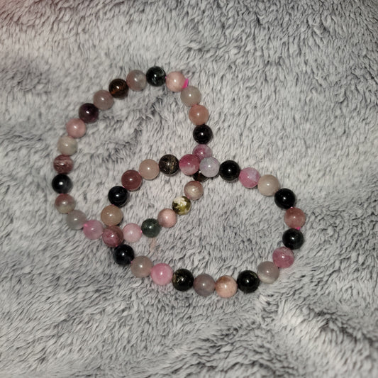 Multicolor Tourmaline Quartz Bracelet