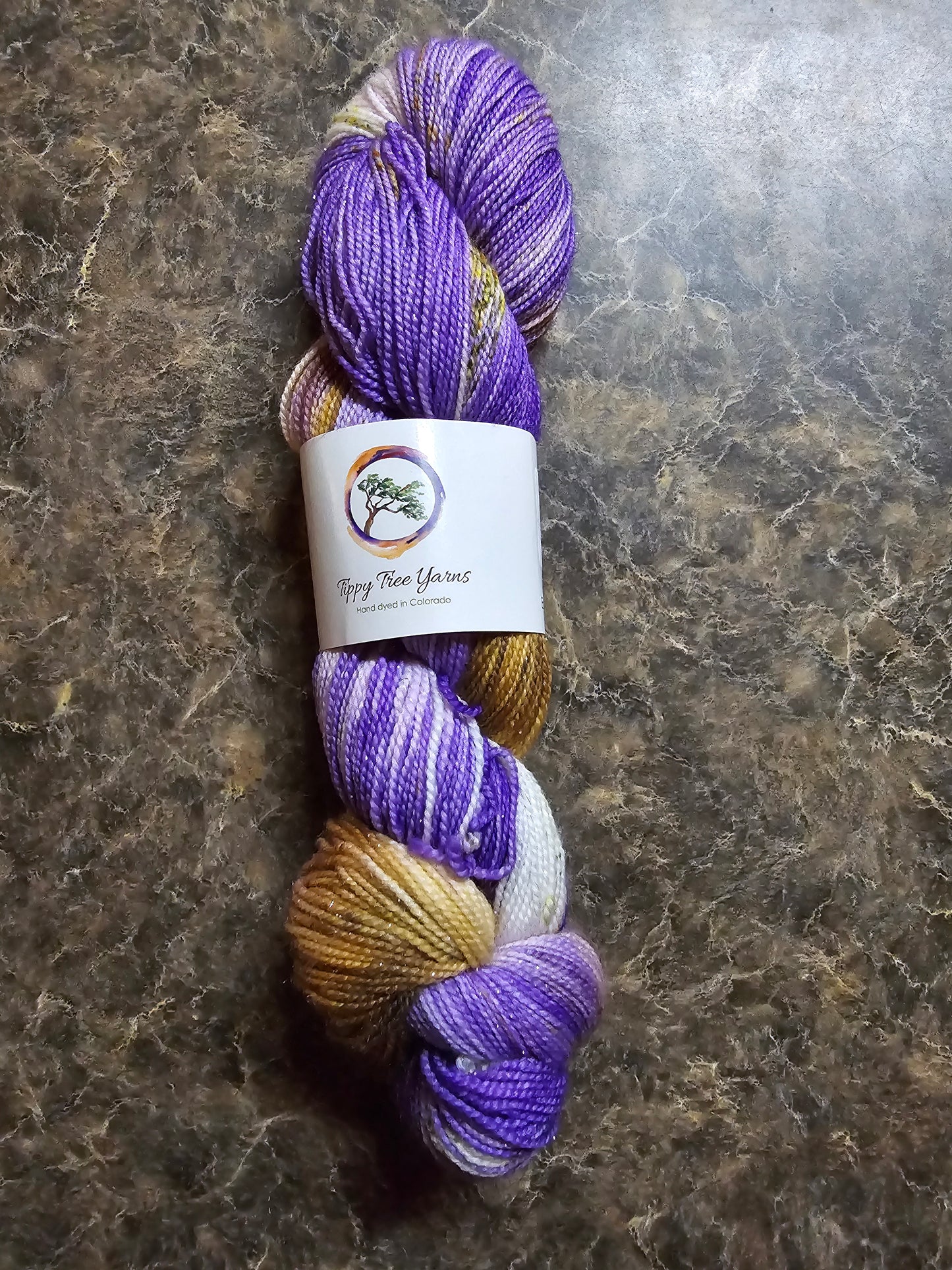 Tippy Tree Yarn- Sparkle Sock