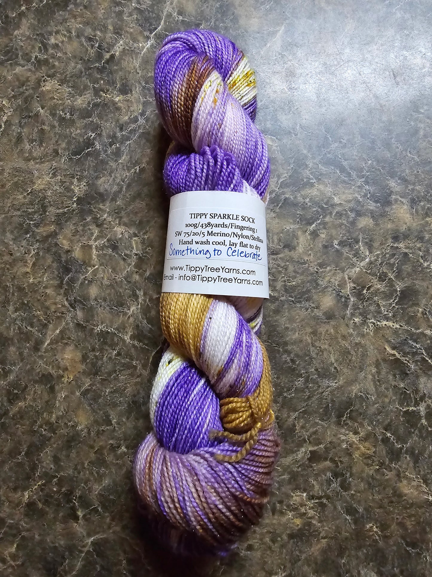 Tippy Tree Yarn- Sparkle Sock