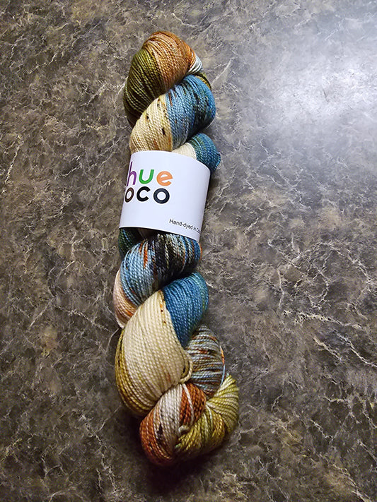 Hue Loco Merino Sock Skein