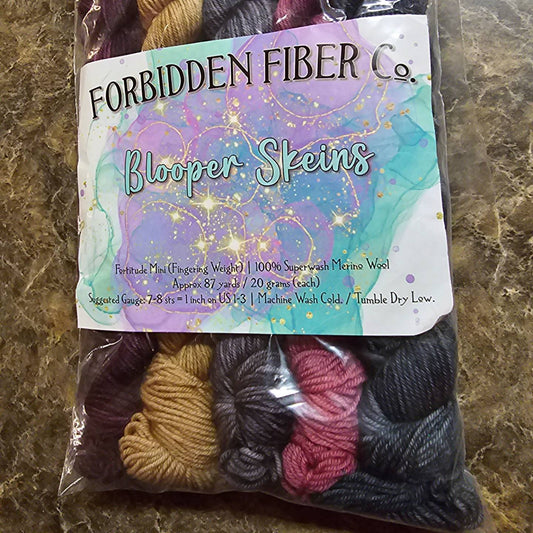 Forbidden Fiber Co Blooper Skeins Mini Set
