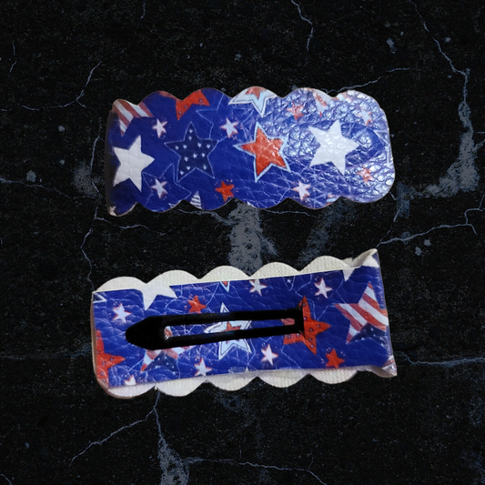 Blue with Stars Snao Clip Set